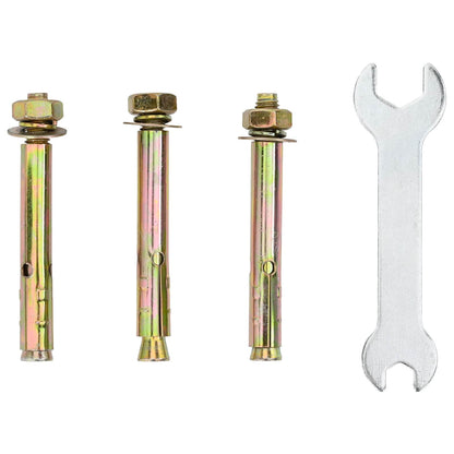 vidaXL Standing Mailbox Bronze 42.5 x 29.5 x 117 cm Cast Aluminum