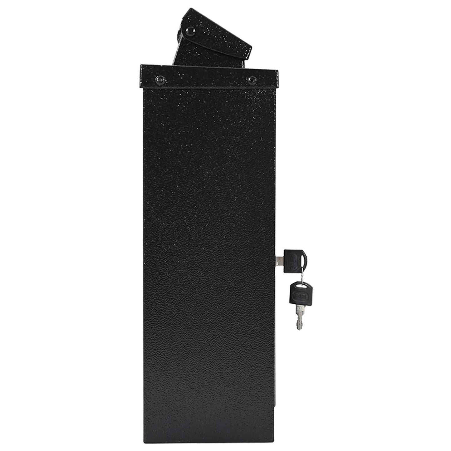 vidaXL Wall Mounted Mailbox Black 29 x 13 x 41 cm Cast Aluminum
