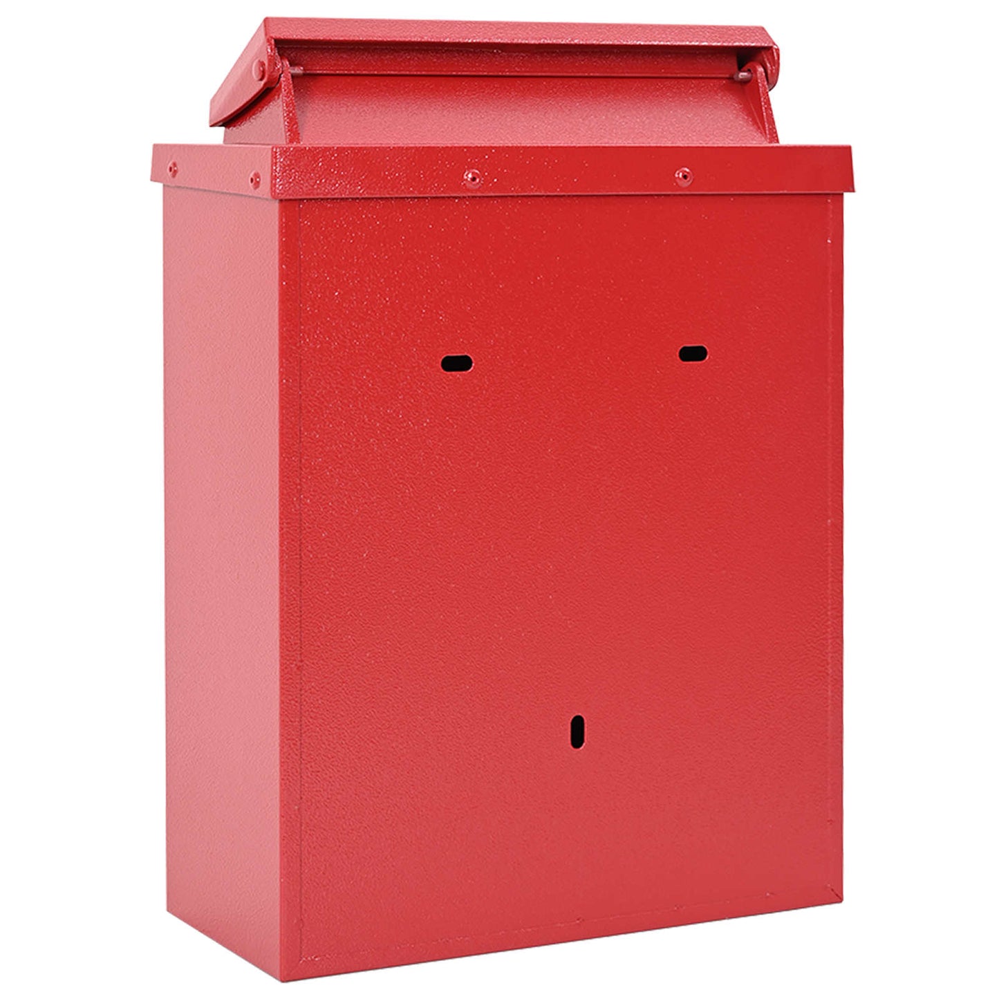 vidaXL Wall Mounted Mailbox Red 29 x 13 x 41 cm Cast Aluminum