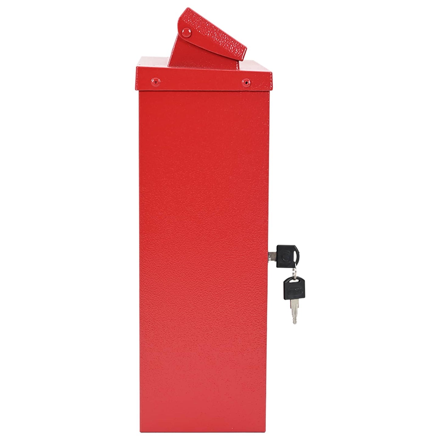 vidaXL Wall Mounted Mailbox Red 29 x 13 x 41 cm Cast Aluminum