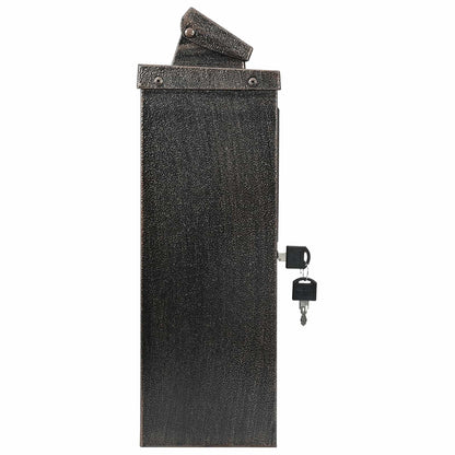 vidaXL Wall Mounted Mailbox Bronze 29 x 13 x 41 cm Cast Aluminum