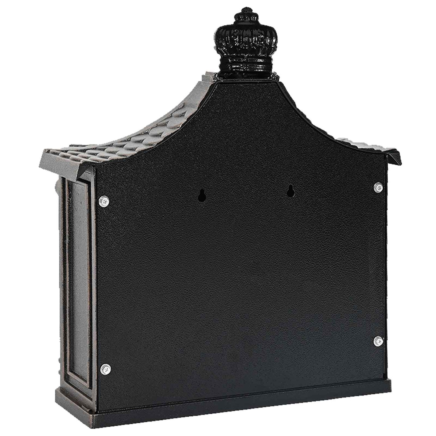 vidaXL Wall Mounted Mailbox Bronze 40.5 x 15.5 x 44 cm Cast Aluminum