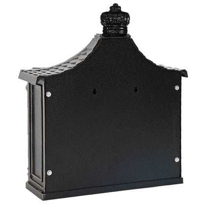 vidaXL Wall Mounted Mailbox Bronze 40.5 x 15.5 x 44 cm Cast Aluminum
