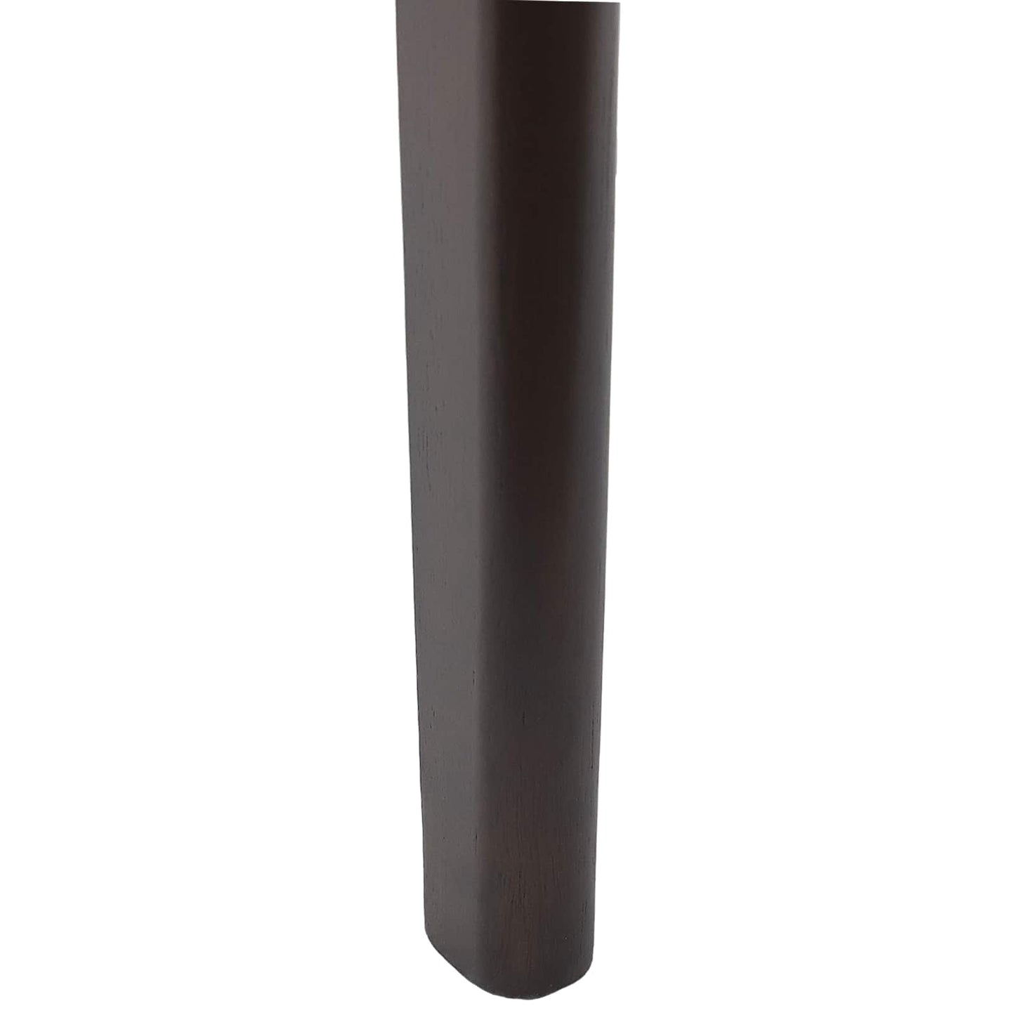 vidaXL Dining Chair 2 pcs Light Brown and Black Solid Rubber Wood