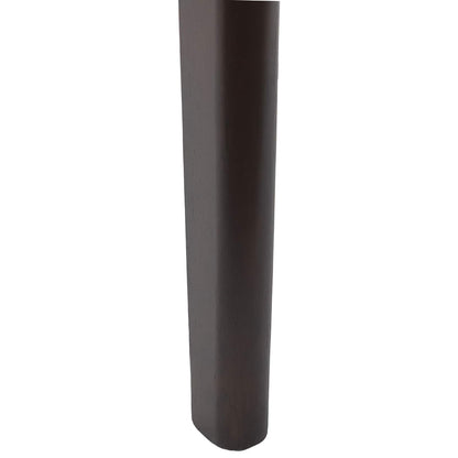 vidaXL Dining Chair 2 pcs Light Brown and Black Solid Rubber Wood