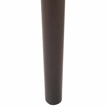 vidaXL Dining Chair 2 pcs Light Brown and Light Solid Rubber Wood