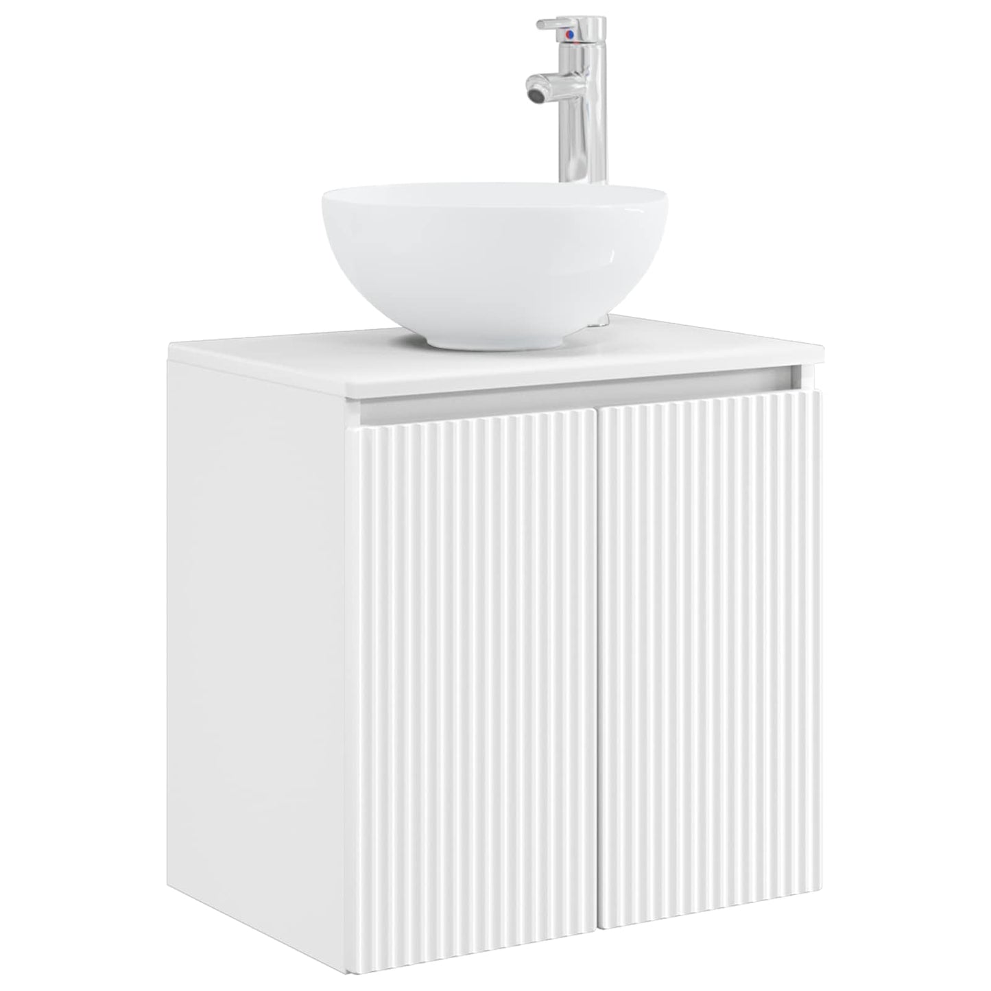 vidaXL Bathroom Cabinet Set 3 pcs White 49.5 x 41 x 64.5 cm