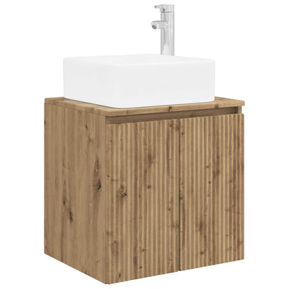 vidaXL Bathroom Cabinet Set 3 pcs Artisan Oak 49.5 x 41 x 63 cm