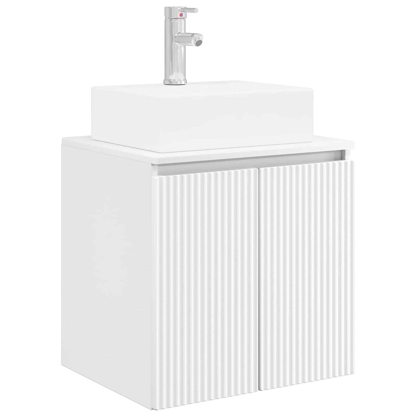 vidaXL Bathroom Cabinet Set 3 pcs White 49.5 x 41 x 62.5 cm