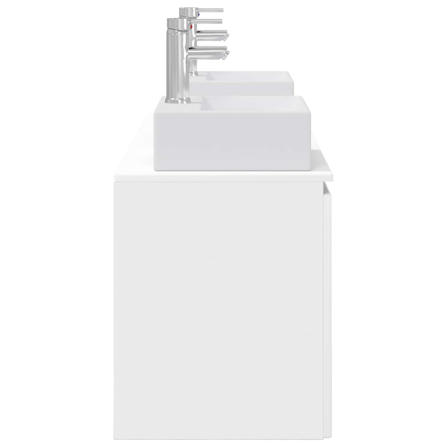 vidaXL Bathroom Cabinet Set 3 pcs White 49.5 x 41 x 62.5 cm