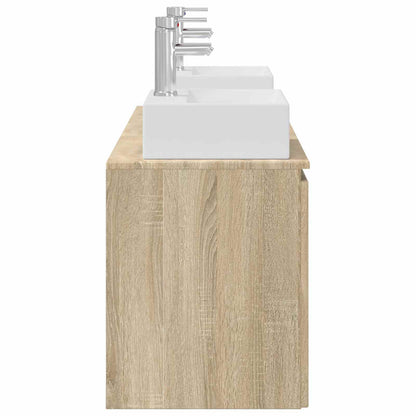 vidaXL Bathroom Cabinet Set 3 pcs Sonoma Oak 49.5 x 41 x 62.5 cm