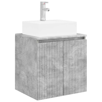 vidaXL Bathroom Cabinet Set 3 pcs Concrete Grey 49.5 x 41 x 62.5 cm