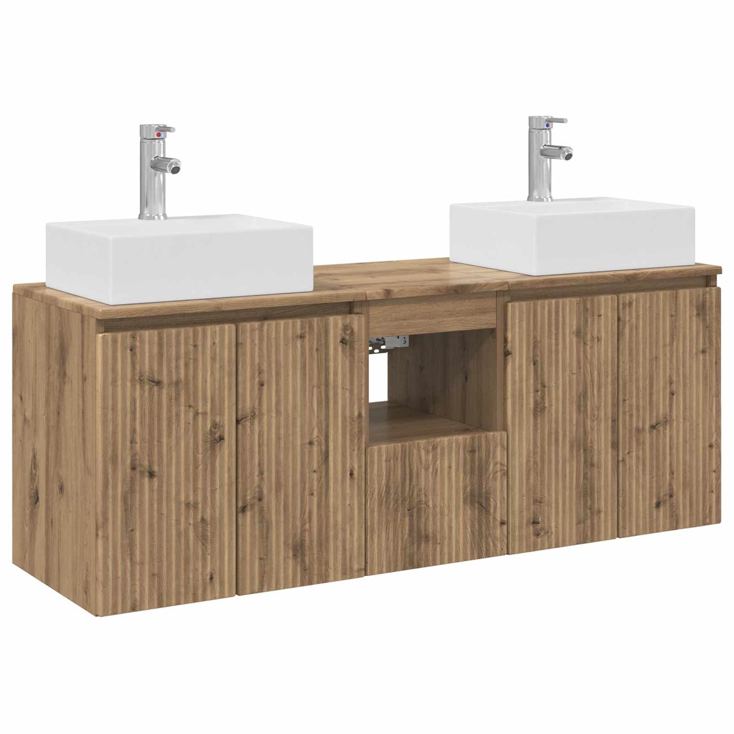 vidaXL Bathroom Cabinet Set 3 pcs Artisan Oak 49.5 x 41 x 62.5 cm