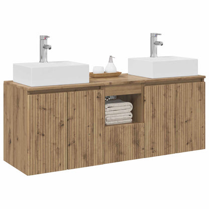 vidaXL Bathroom Cabinet Set 3 pcs Artisan Oak 49.5 x 41 x 62.5 cm