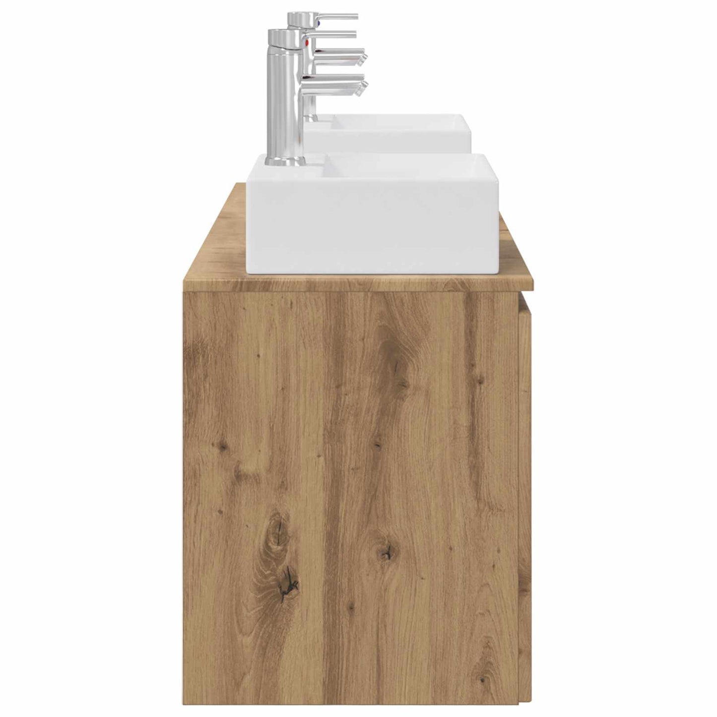 vidaXL Bathroom Cabinet Set 3 pcs Artisan Oak 49.5 x 41 x 62.5 cm