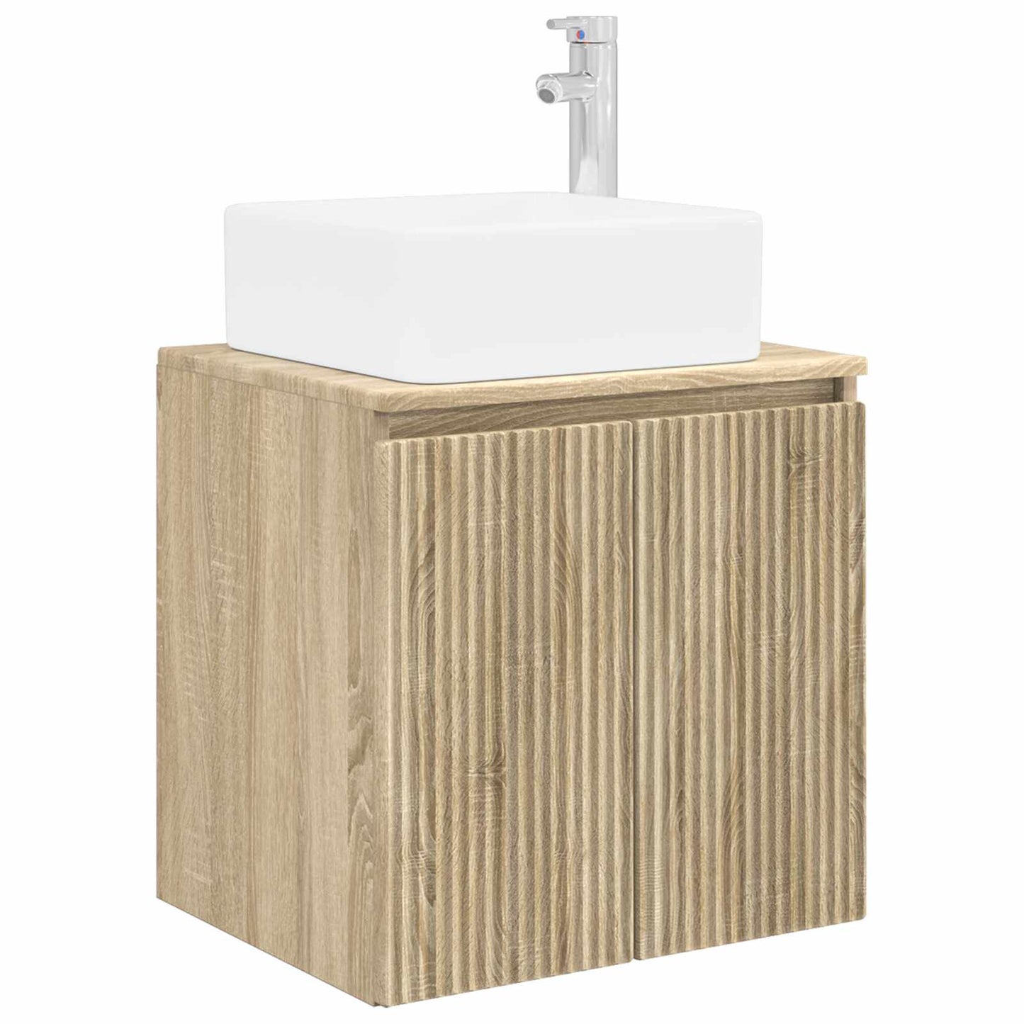 vidaXL Bathroom Cabinet Set 3 pcs Sonoma Oak 53 x 35 x 63 cm