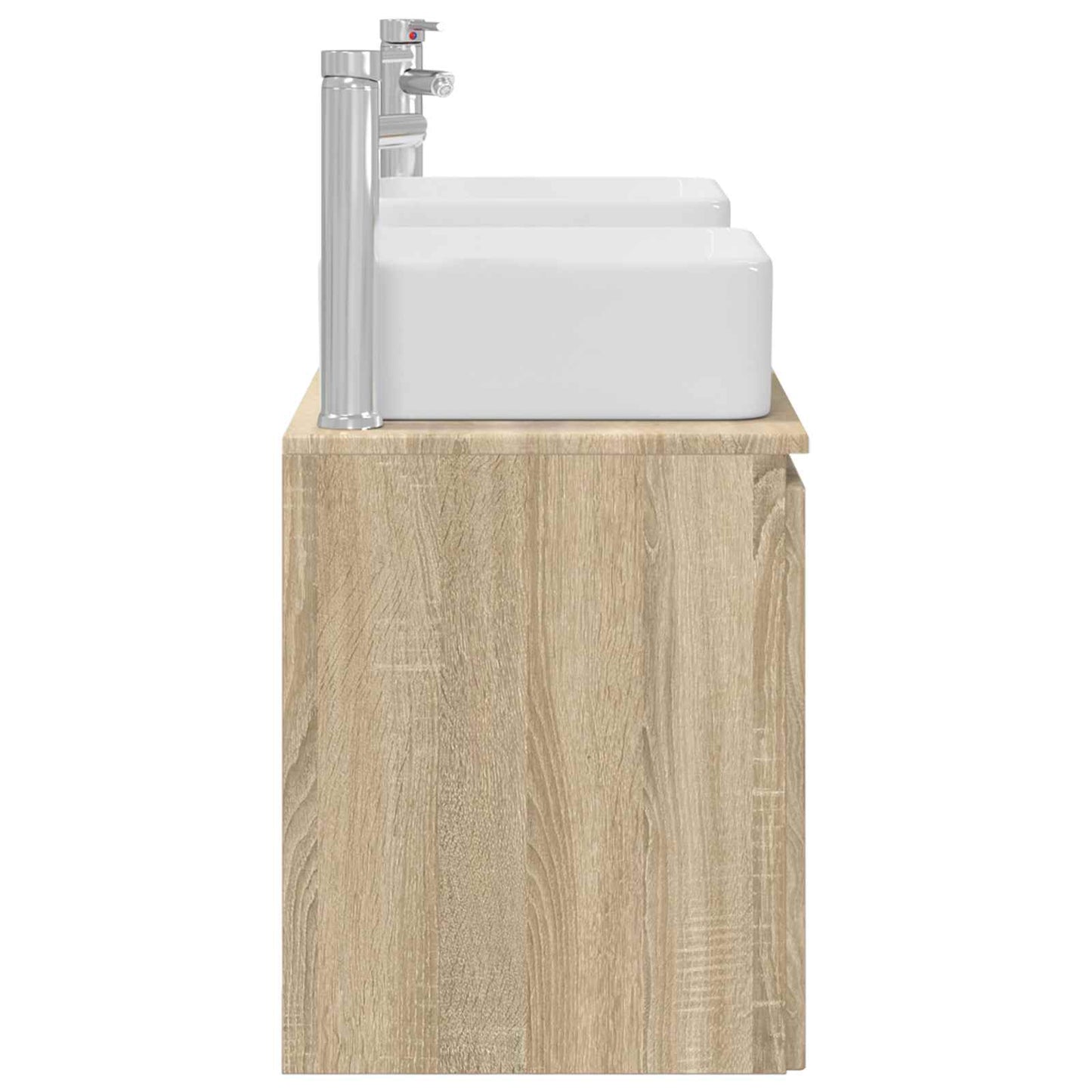 vidaXL Bathroom Cabinet Set 3 pcs Sonoma Oak 53 x 35 x 63 cm