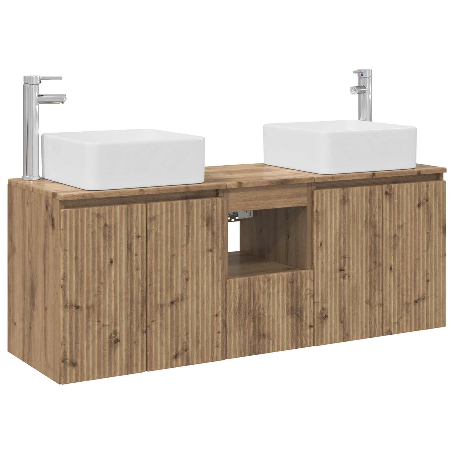vidaXL Bathroom Cabinet Set 3 pcs Artisan Oak 53 x 35 x 63 cm