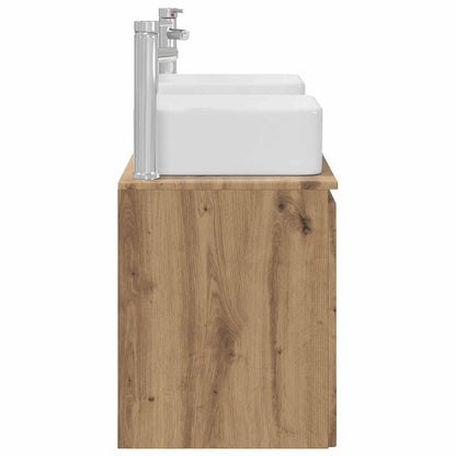 vidaXL Bathroom Cabinet Set 3 pcs Artisan Oak 53 x 35 x 63 cm