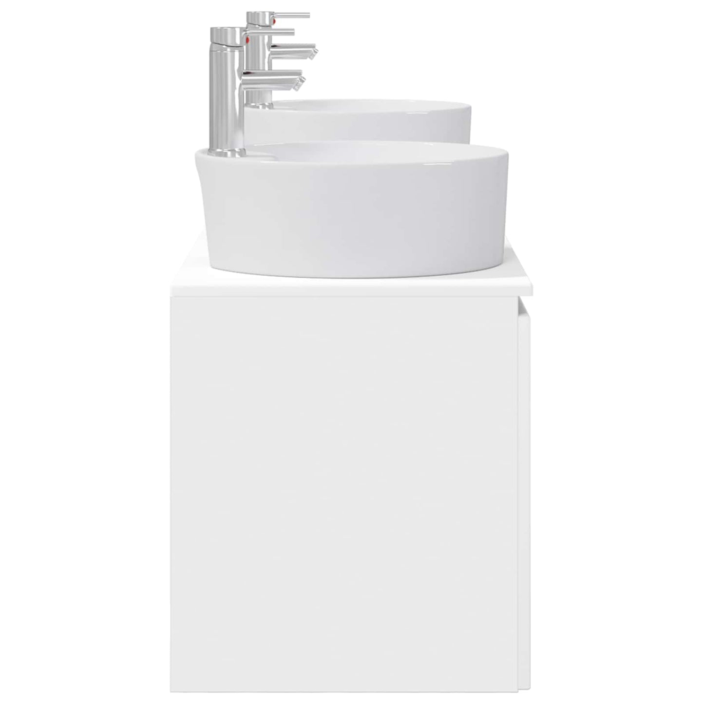 vidaXL Bathroom Cabinet Set 3 pcs White 49.5 x 44.5 x 65 cm