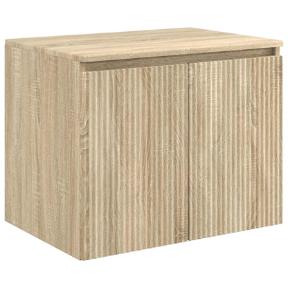 vidaXL Bathroom Cabinet Set 3 pcs Sonoma Oak 49.5 x 44.5 x 65 cm
