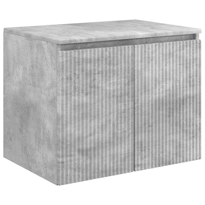 vidaXL Bathroom Cabinet Set 3 pcs Concrete Grey 49.5 x 44.5 x 65 cm