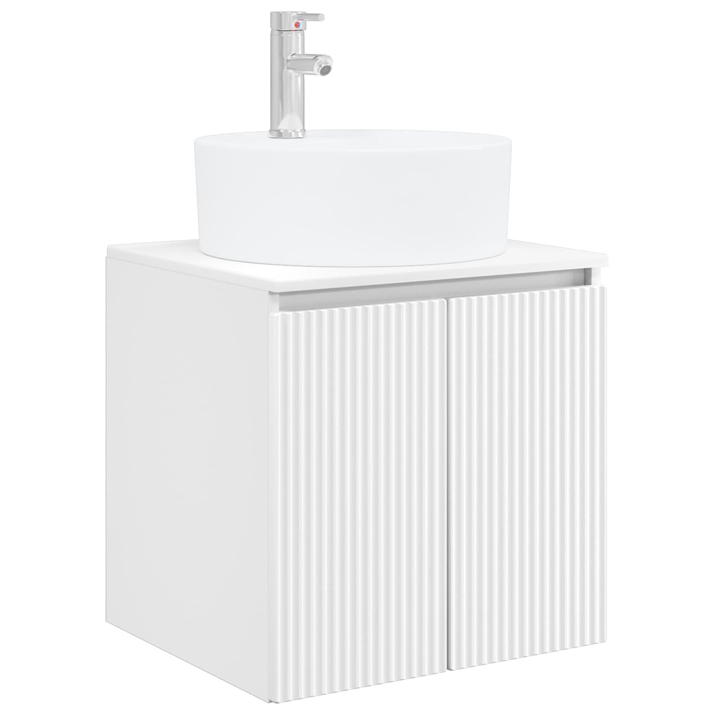 vidaXL Bathroom Cabinet Set 3 pcs White 49.5 x 44.5 x 65 cm