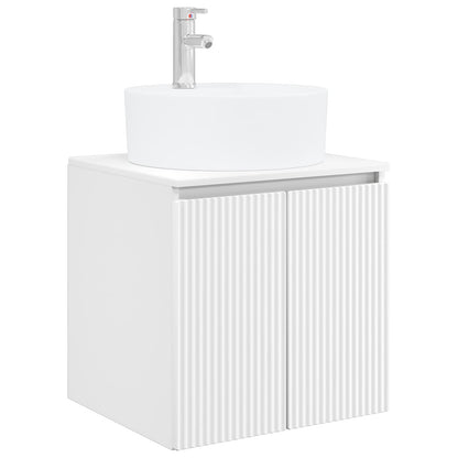 vidaXL Bathroom Cabinet Set 3 pcs White 49.5 x 44.5 x 65 cm