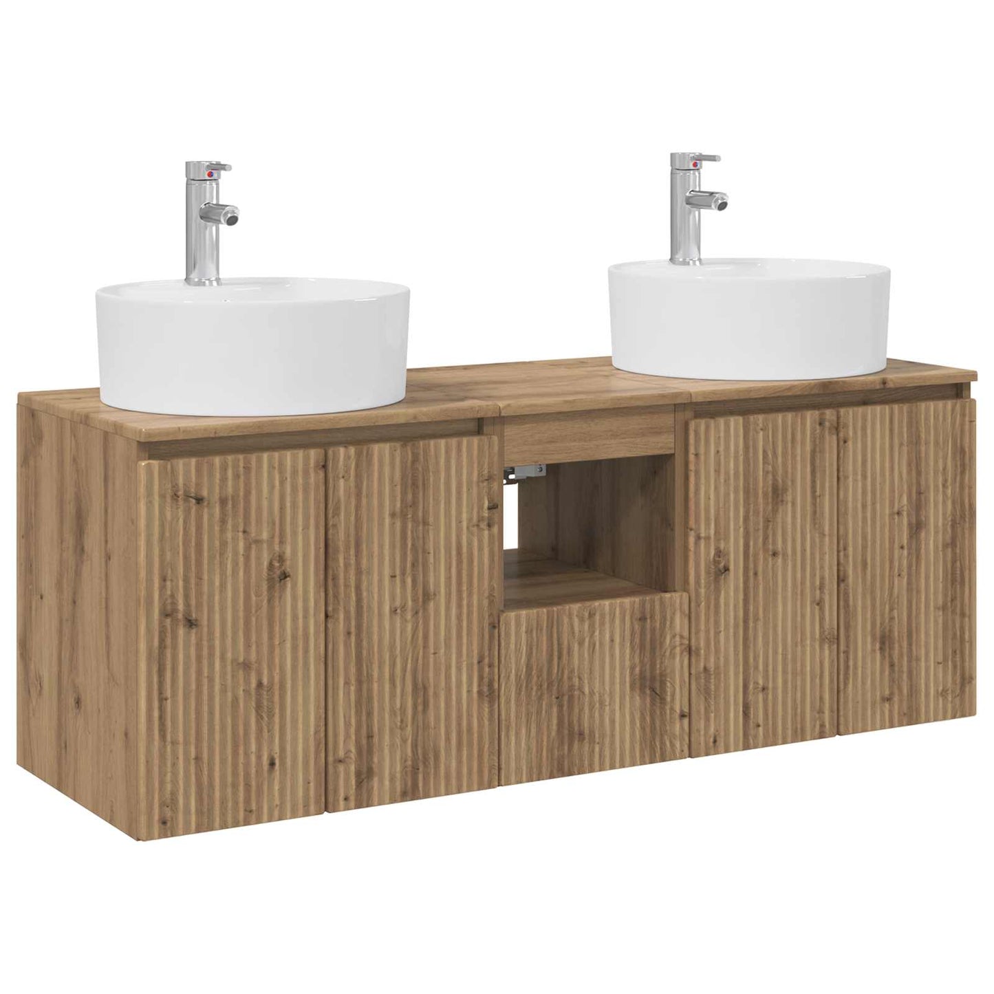 vidaXL Bathroom Cabinet Set 3 pcs Artisan Oak 49.5 x 44.5 x 65 cm