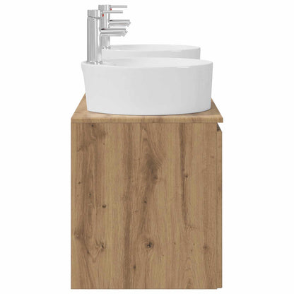 vidaXL Bathroom Cabinet Set 3 pcs Artisan Oak 49.5 x 44.5 x 65 cm