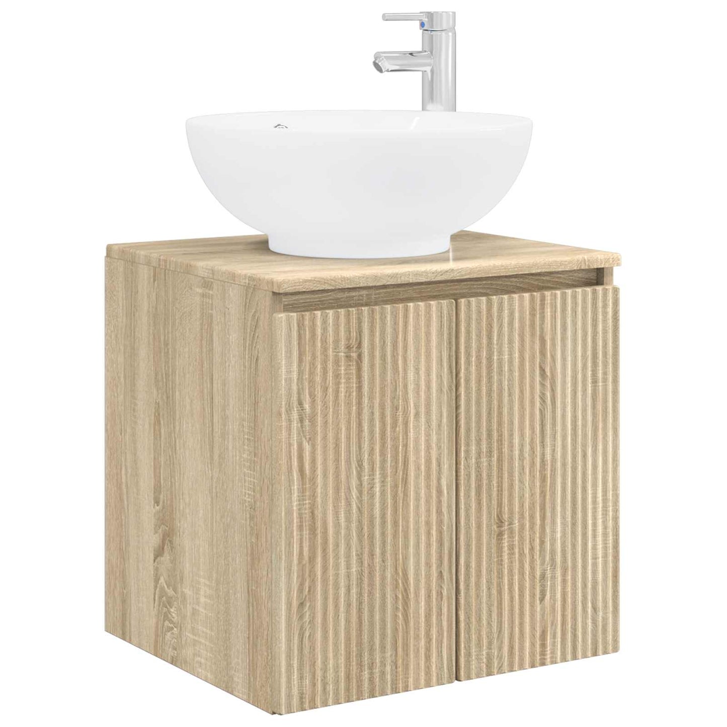 vidaXL Bathroom Cabinet Set 3 pcs Sonoma Oak 49.5 x 44.5 x 65 cm