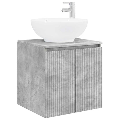 vidaXL Bathroom Cabinet Set 3 pcs Concrete Grey 49.5 x 44.5 x 65 cm