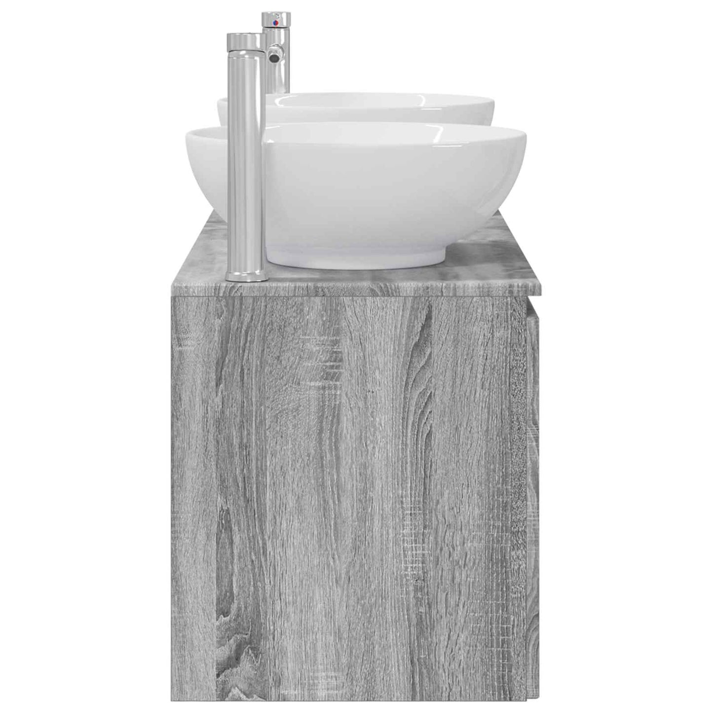 vidaXL Bathroom Cabinet Set 3 pcs Grey Sonoma 49.5 x 44.5 x 65 cm