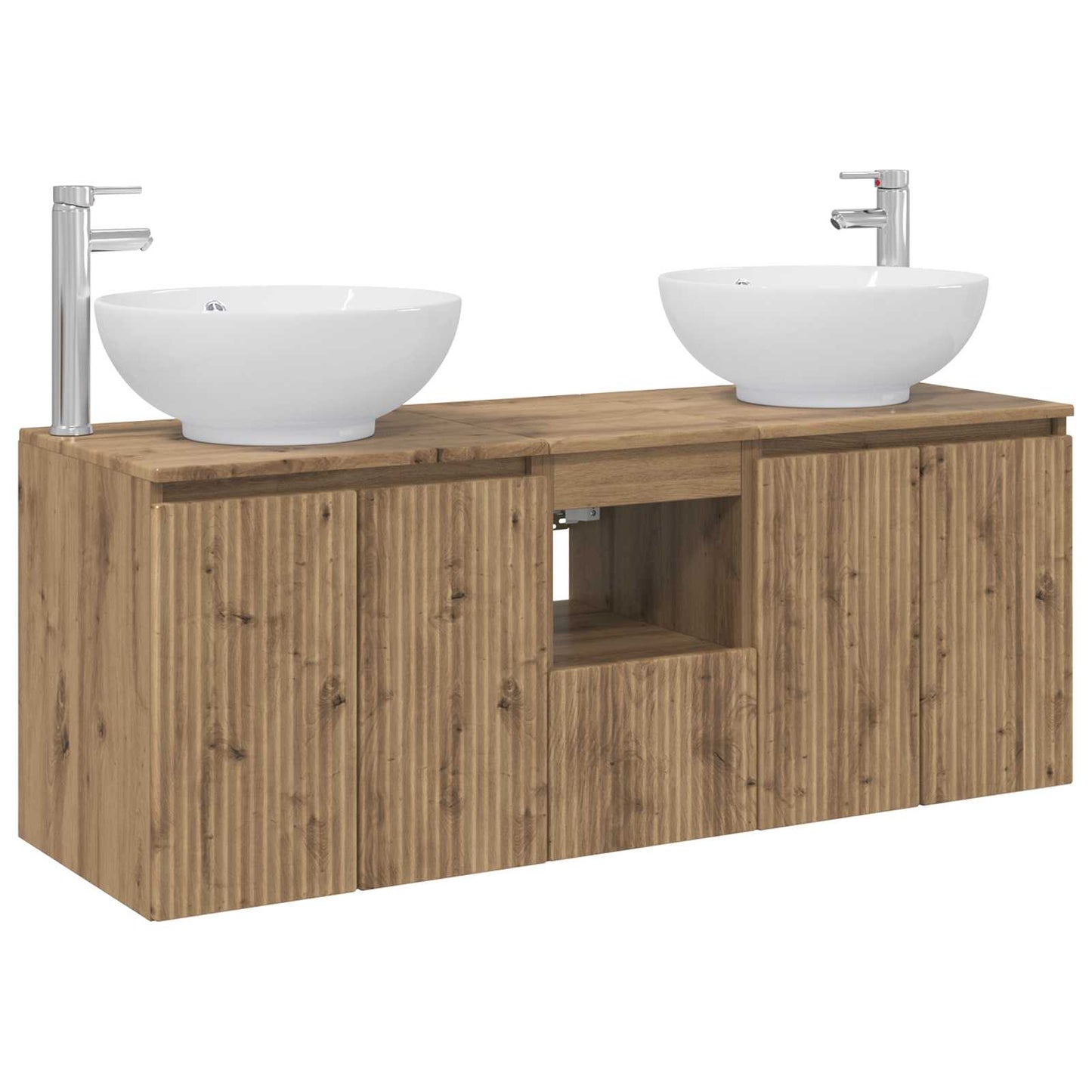 vidaXL Bathroom Cabinet Set 3 pcs Artisan Oak 49.5 x 44.5 x 65 cm