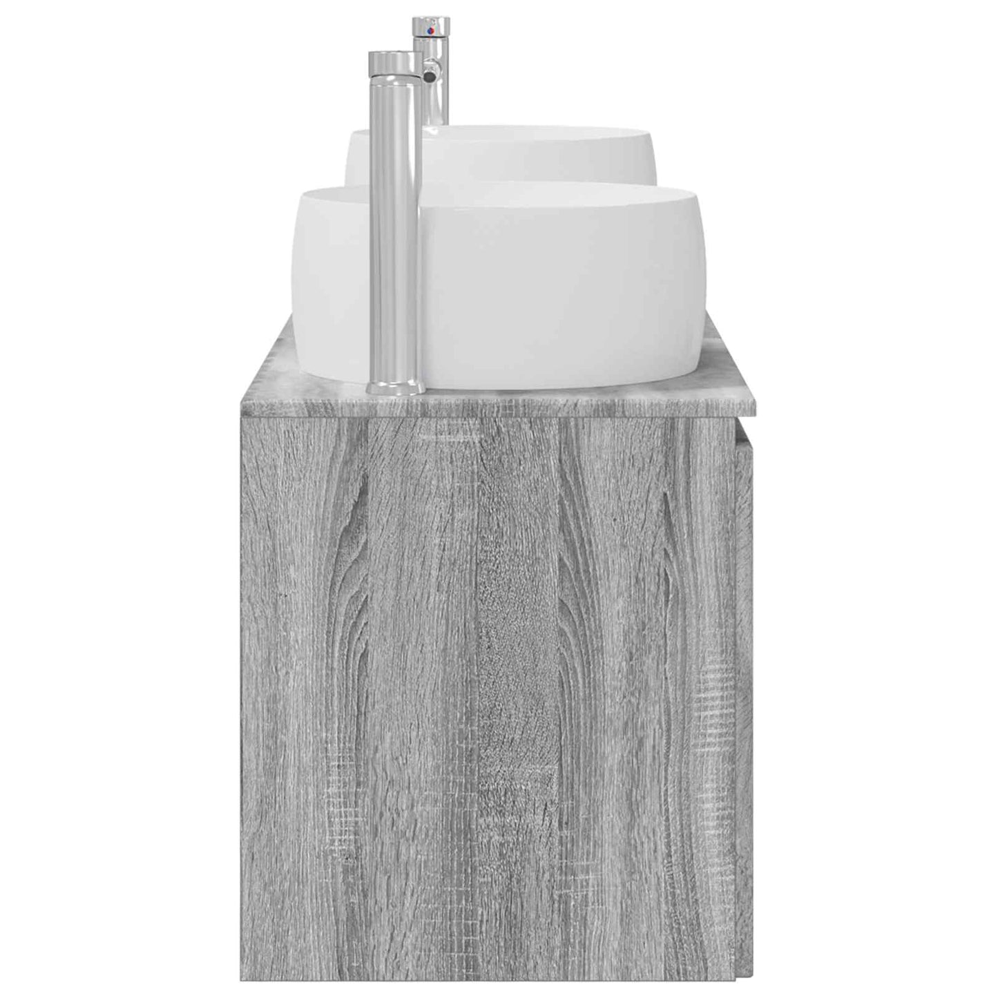 vidaXL Bathroom Cabinet Set 3 pcs Grey Sonoma 49.5 x 44.5 x 66 cm