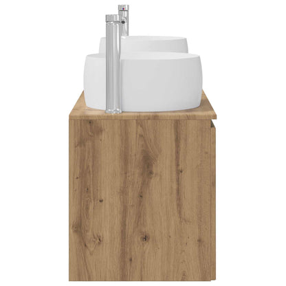 vidaXL Bathroom Cabinet Set 3 pcs Artisan Oak 49.5 x 44.5 x 66 cm