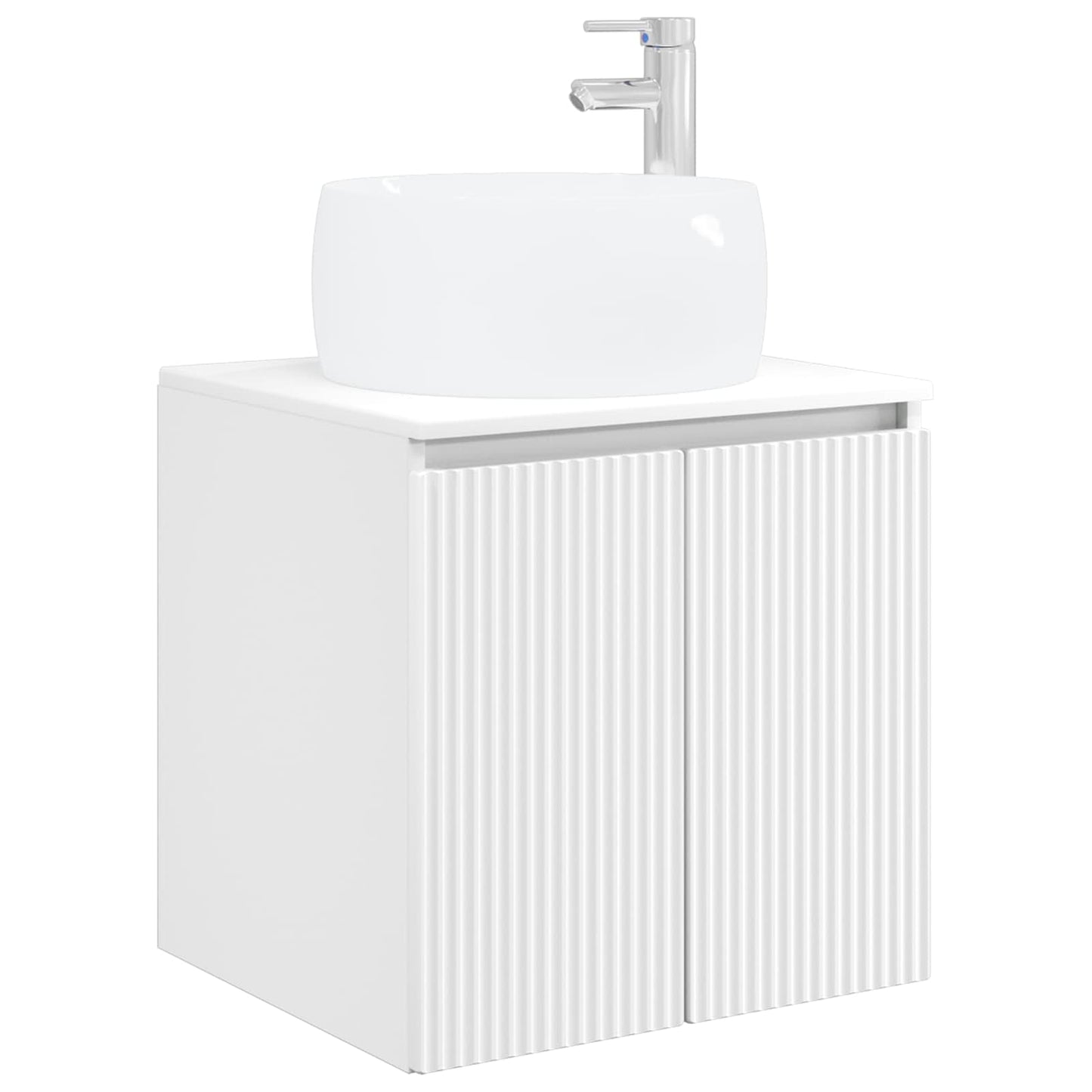 vidaXL Bathroom Cabinet Set 3 pcs White 49.5 x 44.5 x 66 cm