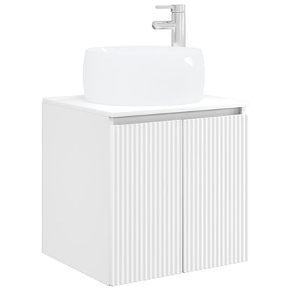 vidaXL Bathroom Cabinet Set 3 pcs White 49.5 x 44.5 x 66 cm