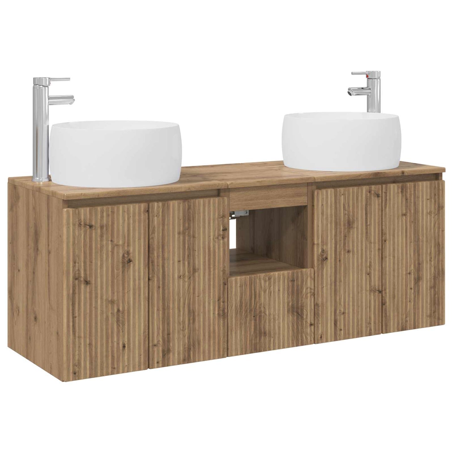 vidaXL Bathroom Cabinet Set 3 pcs Artisan Oak 49.5 x 44.5 x 66 cm
