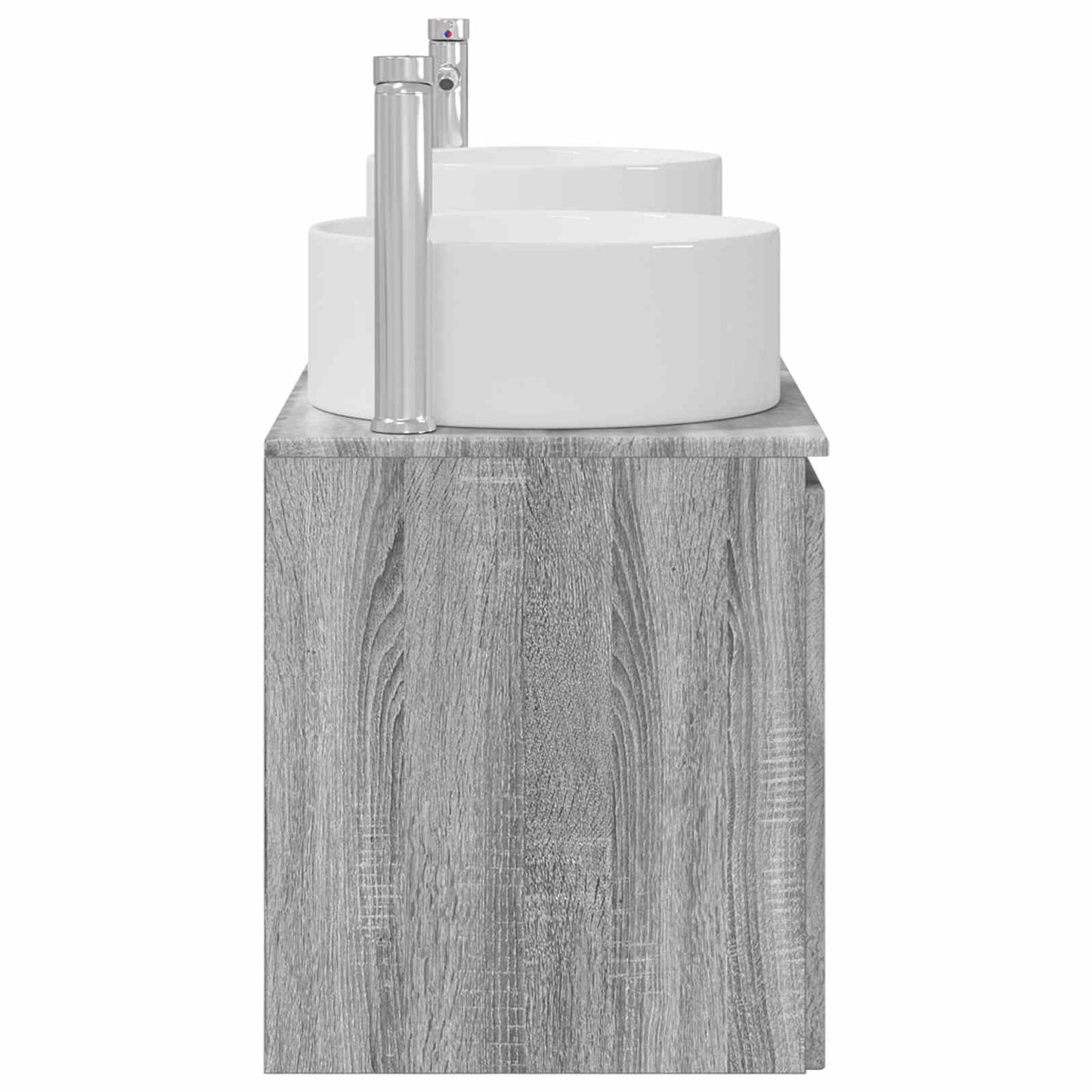 vidaXL Bathroom Cabinet Set 3 pcs Grey Sonoma 49.5 x 44.5 x 65.5 cm