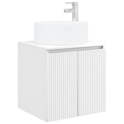 vidaXL Bathroom Cabinet Set 3 pcs White 49.5 x 44.5 x 65.5 cm