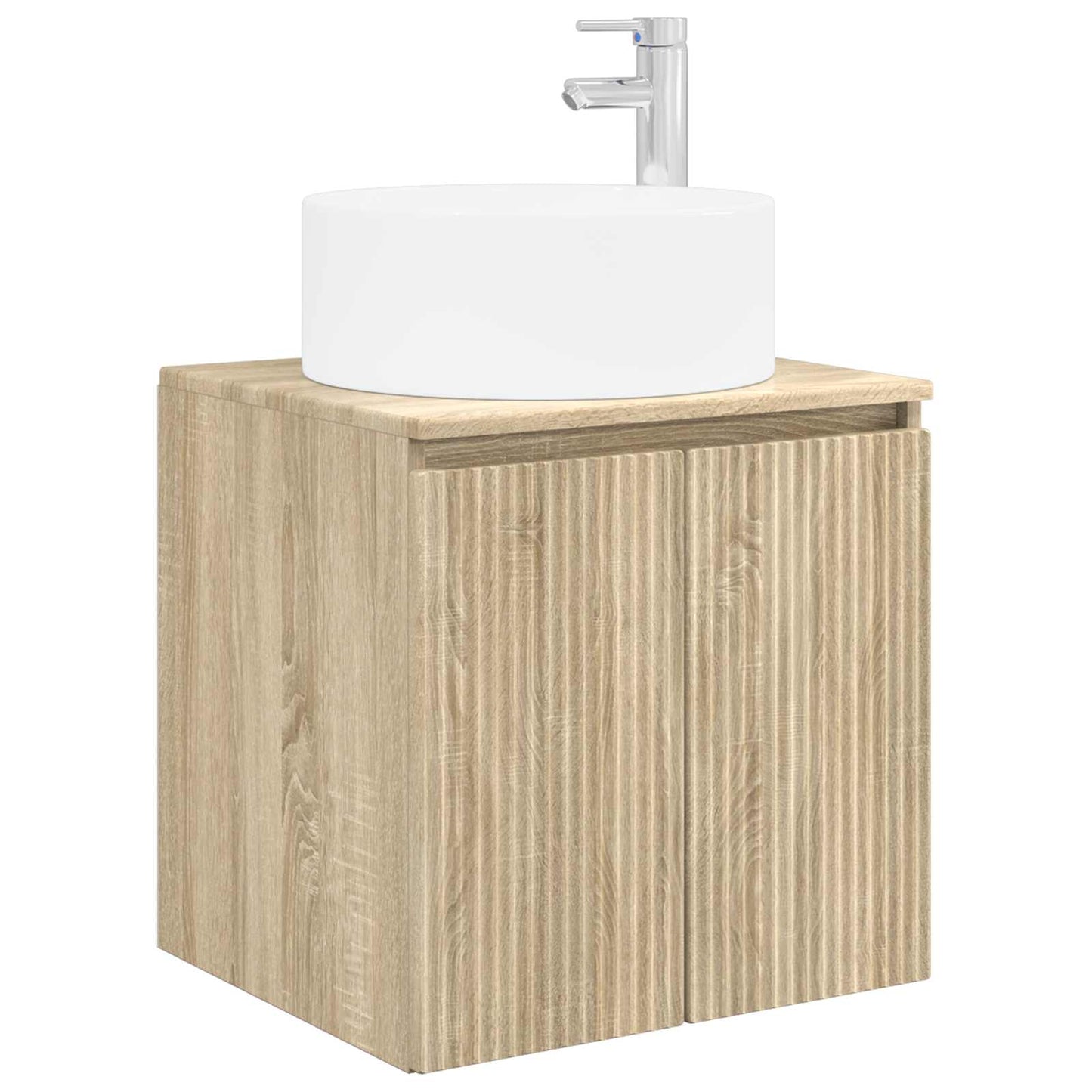 vidaXL Bathroom Cabinet Set 3 pcs Sonoma Oak 49.5 x 44.5 x 65.5 cm