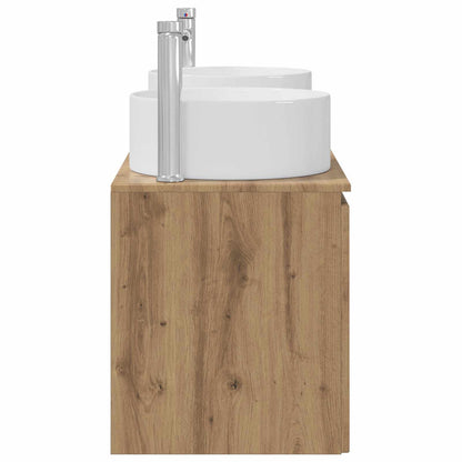 vidaXL Bathroom Cabinet Set 3 pcs Artisan Oak 49.5 x 44.5 x 65.5 cm