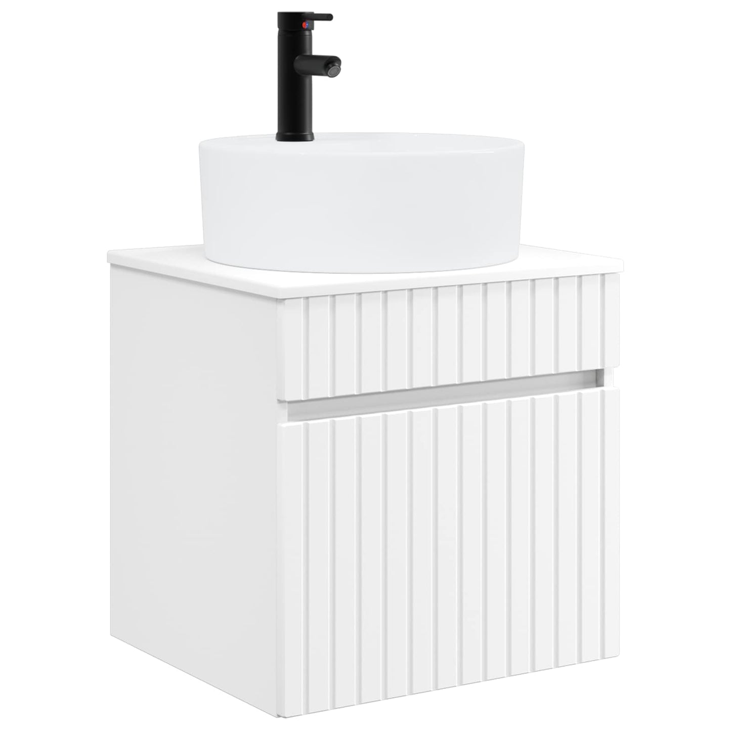 vidaXL Bathroom Cabinet Set 3 pcs White 49 x 44.5 x 65 cm