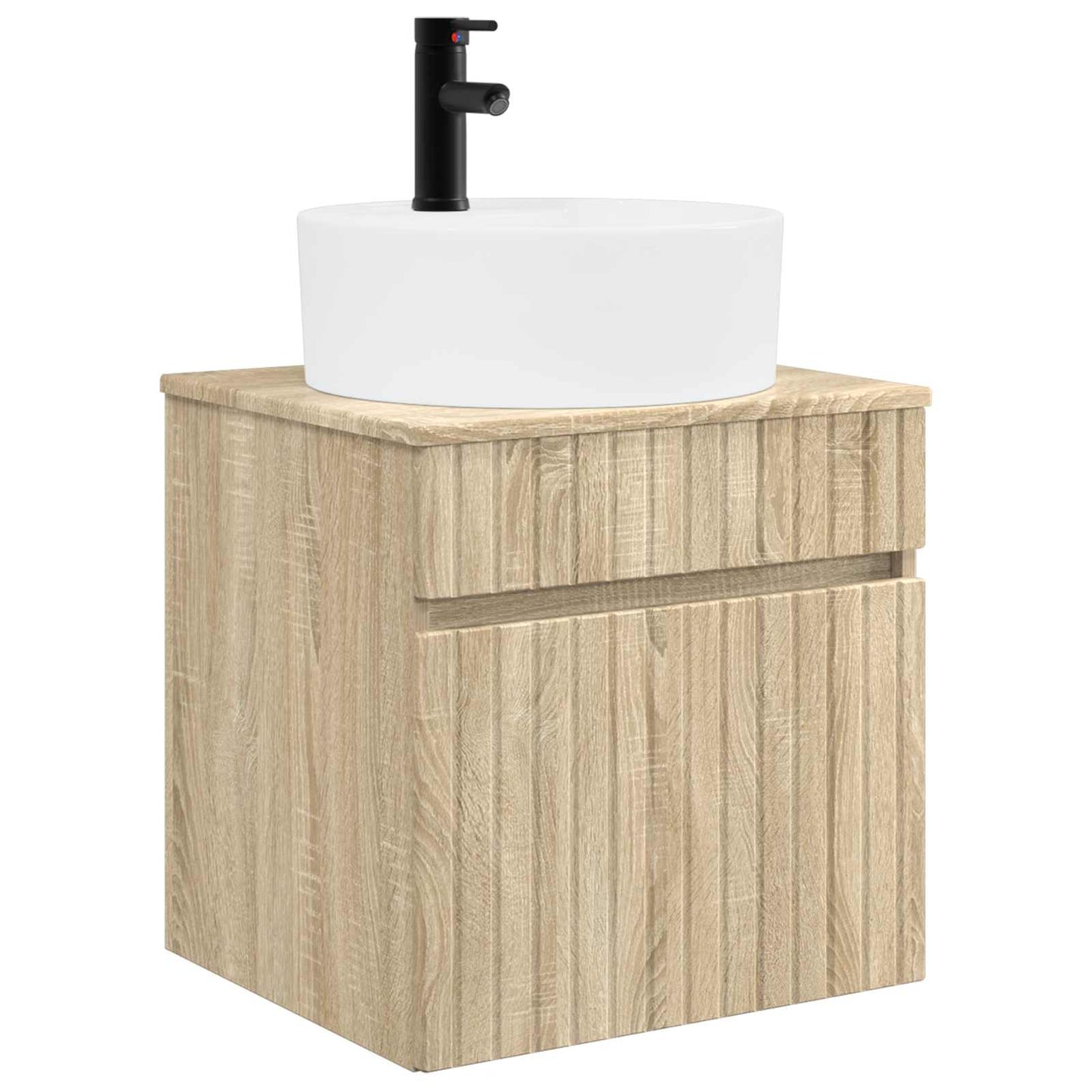 vidaXL Bathroom Cabinet Set 3 pcs Sonoma Oak 49 x 44.5 x 65 cm