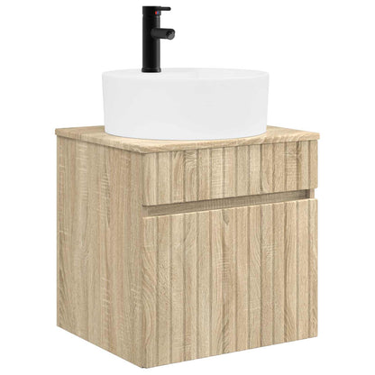 vidaXL Bathroom Cabinet Set 3 pcs Sonoma Oak 49 x 44.5 x 65 cm