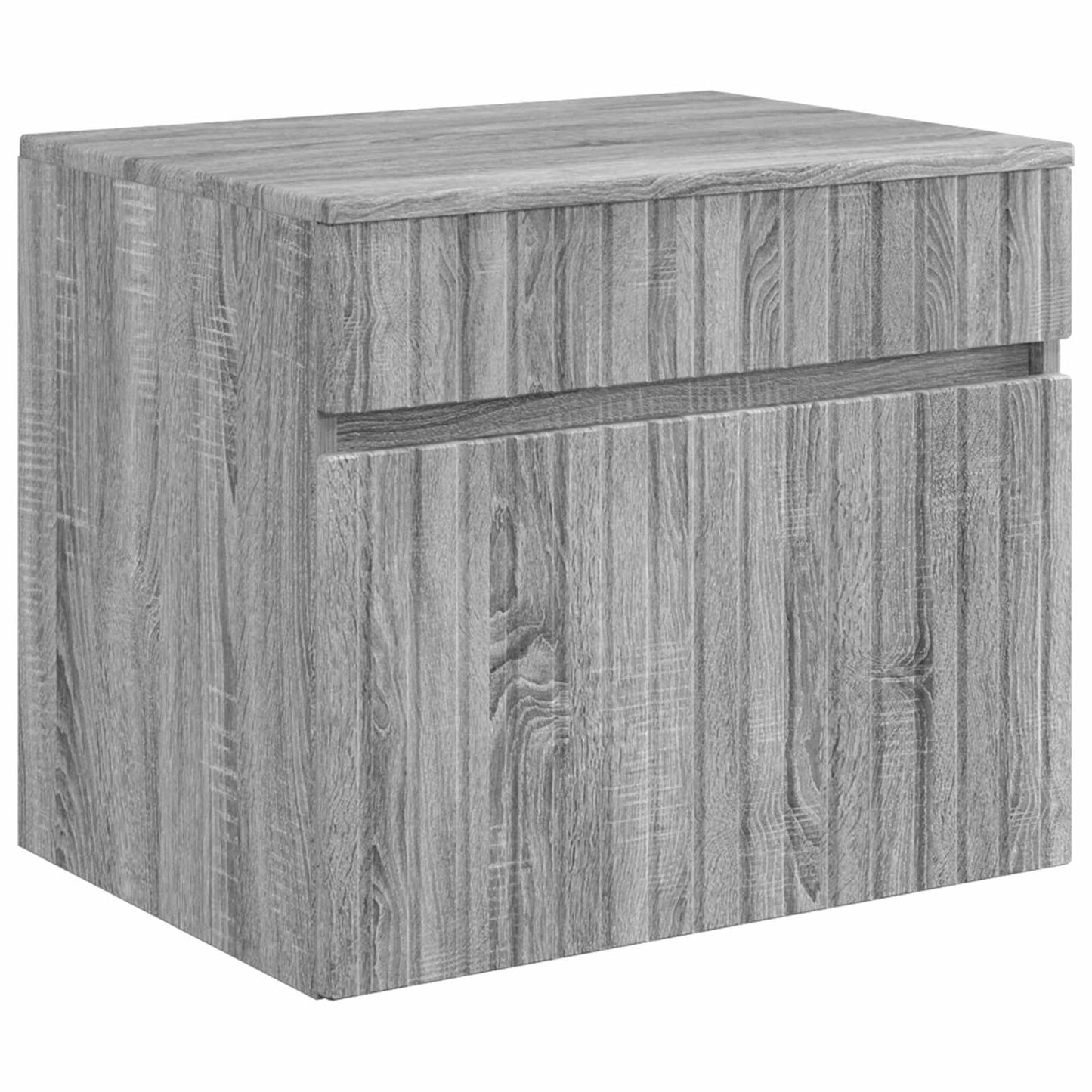 vidaXL Bathroom Cabinet Set 3 pcs Grey Sonoma 49 x 44.5 x 65 cm