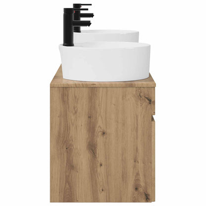 vidaXL Bathroom Cabinet Set 3 pcs Artisan Oak 49 x 44.5 x 65 cm