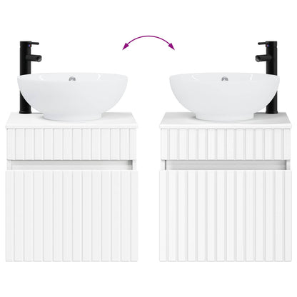 vidaXL Bathroom Cabinet Set 3 pcs White 49 x 44.5 x 66.5 cm