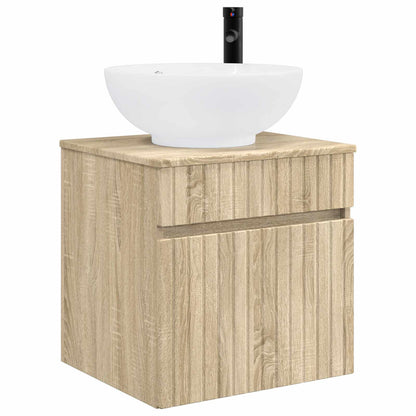 vidaXL Bathroom Cabinet Set 3 pcs Sonoma Oak 49 x 44.5 x 66.5 cm